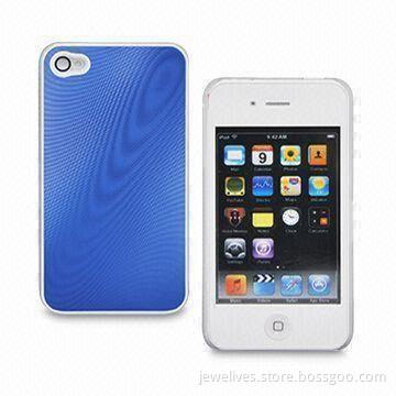Crystal Cases for Apple's iPhone, Made of PC Material, Various Colors and Designs Available